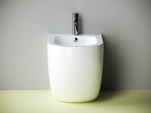 картинка CN4005 Напольное биде METROPOL Rimless, 1 отверстие под смеситель, с крепежом от магазина Сантехстрой