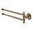 картинка TW Harmony 013, вращающийся полотенцедержатель двойной 49см, цвет держателя: бронза от магазина Сантехстрой