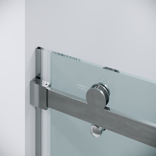 картинка Дверь в нишу 100.K33.04.100.10.00 Classic (100*195) хром, стекло прозрачное, 1 место от магазина Сантехстрой