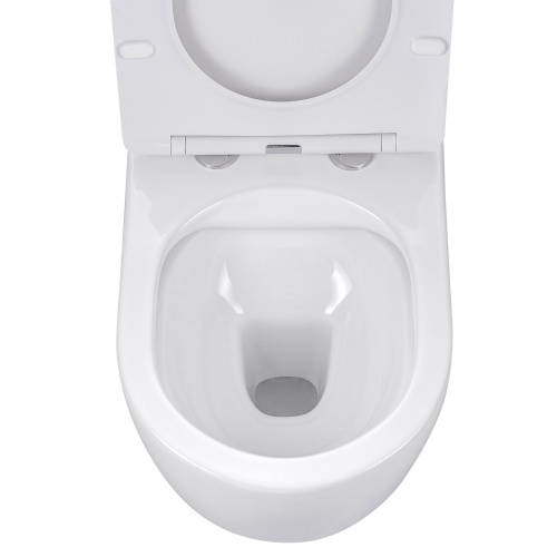 картинка Унитаз подвесной Evo VT1-34S безободковый, цвет белый, ультратонкое soft-close сиденье от магазина Сантехстрой