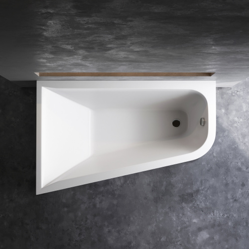 картинка W72A-160L100W-A2 Ванна акриловая spirit  ассиметричная 160x100, без слива/перелива, левосторонняя от магазина Сантехстрой