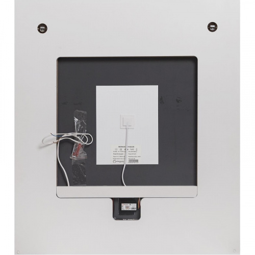 картинка Зеркало Cezares Interni 100 CZR-SPC-INT-1000-900-LED-TCH-WARM-BL с подсветкой Bianco Lucido с сенсорным выключателем и подогревом от магазина Сантехстрой