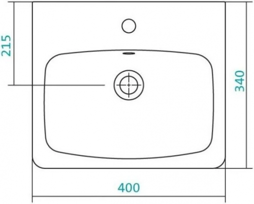 картинка Раковина Santek Нео 40 1.WH30.2.183 белая от магазина Сантехстрой