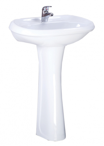 картинка Умывальник Santeri Воротынский бел. 570 х 454, белый (1.3111.7.S00.10B.0) от магазина Сантехстрой