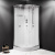 картинка W94C-401-090MT X-Joy кабина душевая  90x90, 1/4 круга,  профиль мат.хром, стекло прозрачное от магазина Сантехстрой