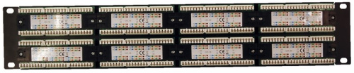 картинка Панель коммутационная 19",  2U,  48 портов, UTP,  RJ-45, CAT 5e REXANT от магазина Сантехстрой