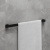 картинка Полотенцедержатель Lemark SMOOTH LINE одинарный, чёрный матовый (9782023) от магазина Сантехстрой