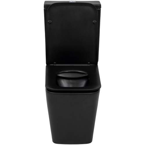 картинка Унитаз-компакт MELANA MLN-310306MB матовый черный от магазина Сантехстрой