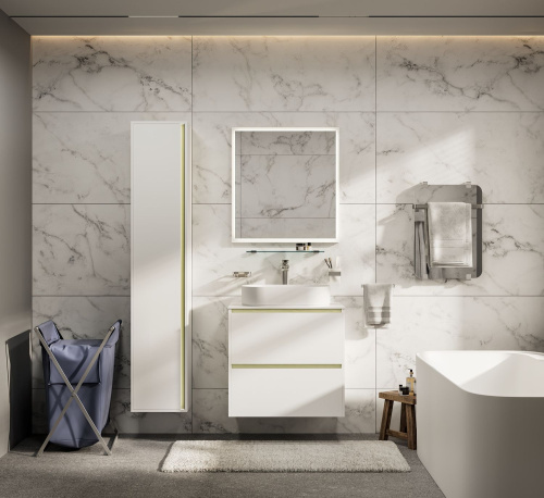 картинка Зеркало Allen Brau Activity 100 1.340029.WM белый матовый от магазина Сантехстрой