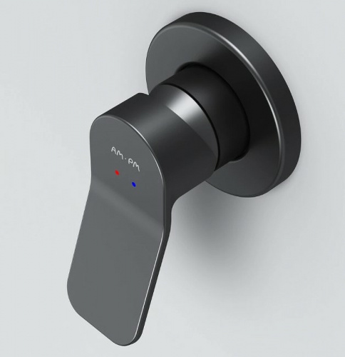 фото f85a65022 x-joy, cмеситель д/душа монтируемый в стену, черный, шт.