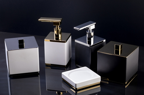 картинка Дозатор для жидкого мыла Boheme 10969-W-CR Белый Хром от магазина Сантехстрой