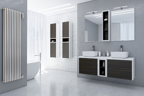 картинка Полка Акватон Брук 40 1A201201BCDF0 Дуб ферр от магазина Сантехстрой