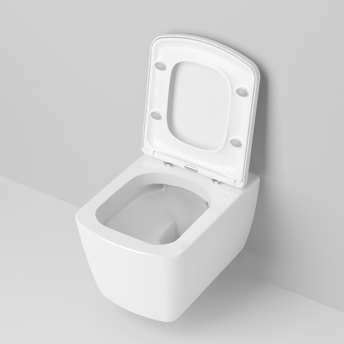 картинка Унитаз Kingston 143K19003RS (500*360*354) подвесной БЕЗОБОДКОВЫЙ, 2 места от магазина Сантехстрой