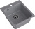 картинка Мойка кухонная GranFest QUARZ GF-Z17 1-чаш. 420*480 (темно-серый) от магазина Сантехстрой