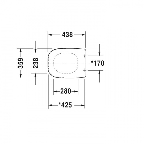 картинка Duravit D-Code Сиденье для унитаза, петли: пластик с микролифтом Цвет: Белый (СПЕЦЦЕНА) от магазина Сантехстрой