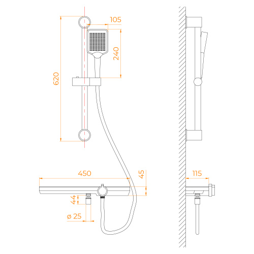 фото смеситель душевой rgw sp-41gr