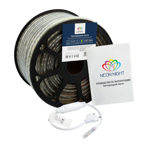 картинка LED лента 220 В,  13х8 мм,  IP67, SMD 5050, 60 LED/m,  цвет свечения зеленый от магазина Сантехстрой