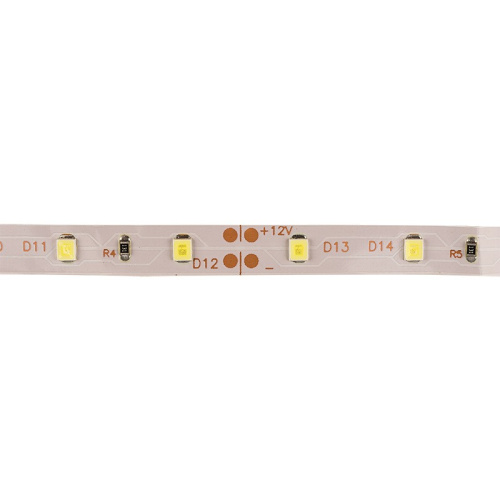 картинка LED лента 5м открытая,  8 мм,  IP23, SMD 2835, 60 LED/m,  12 V,  цвет свечения белый LAMPER от магазина Сантехстрой