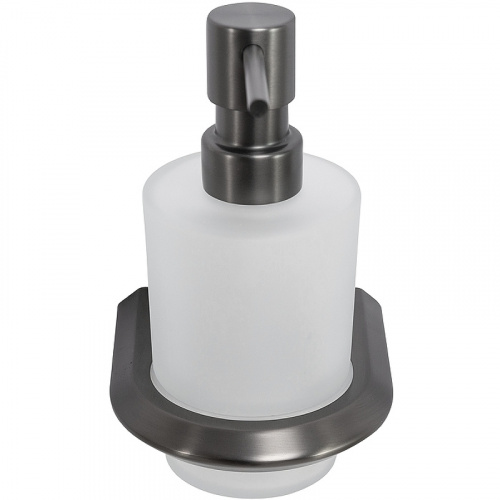 картинка Дозатор для жидкого мыла Cezares Liner LINER-SOIS-V-GM Оружейная сталь от магазина Сантехстрой