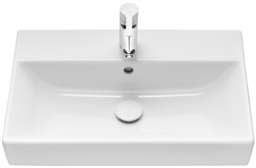 картинка Раковина мебельная Roca OLETA 60х39х16.3, фарфор, цвет Белый (7.3274.C.400.Y) от магазина Сантехстрой