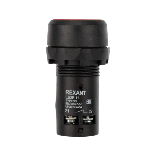 картинка Кнопка EB22 возвратная красная NO+NC 300 В от магазина Сантехстрой