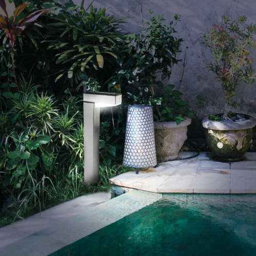 картинка Светильник садовый LAMPER Урбан LED с солнечной панелью и аккумулятором от магазина Сантехстрой