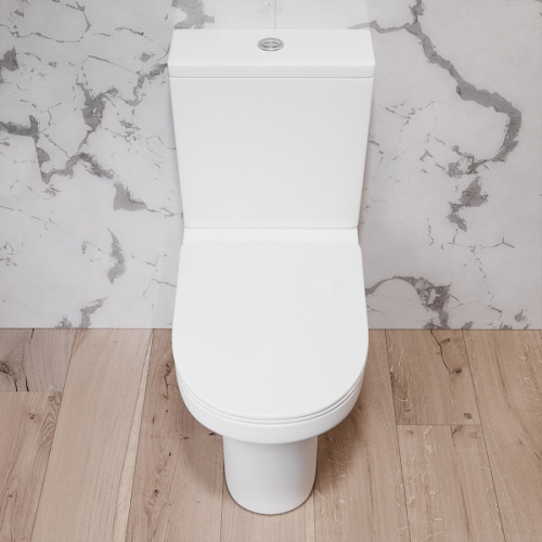 картинка DX35C8600SC Skyline унитаз-компакт безободковый с сиденьем микролифт от магазина Сантехстрой