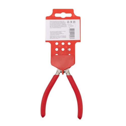 картинка Щипцы для стопорных колец загнутый сжим 160мм,  обливные рукоятки REXANT от магазина Сантехстрой