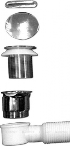 картинка Слив-перелив для ванны BelBagno BB39-OVF-CRM от магазина Сантехстрой