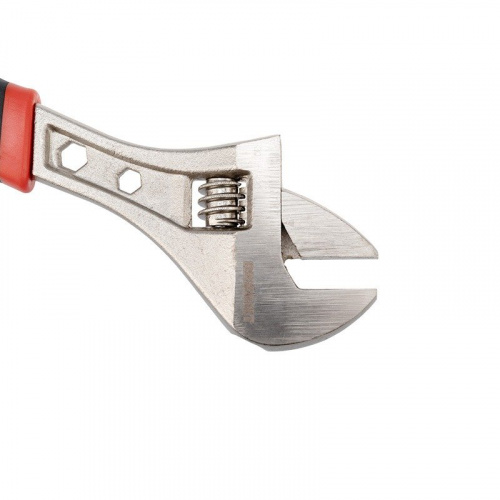 картинка Разводной ключ 250мм никелированный,  двухкомпонентная рукоятка REXANT от магазина Сантехстрой