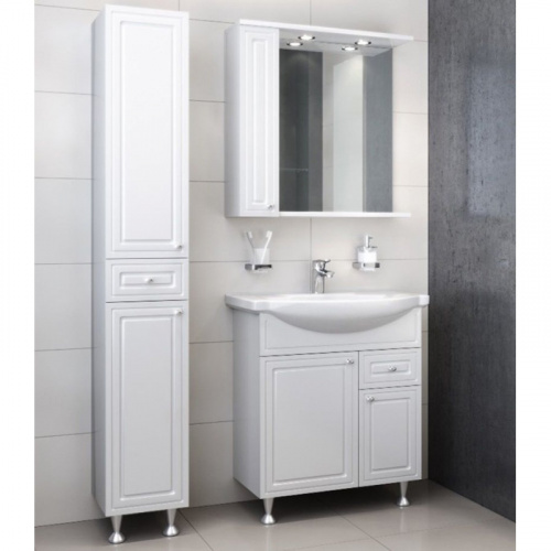 картинка M41CSR0303WG Palace One, шкаф-колонна на ножках, универсальный, 30 см, белый, глянец, шт от магазина Сантехстрой