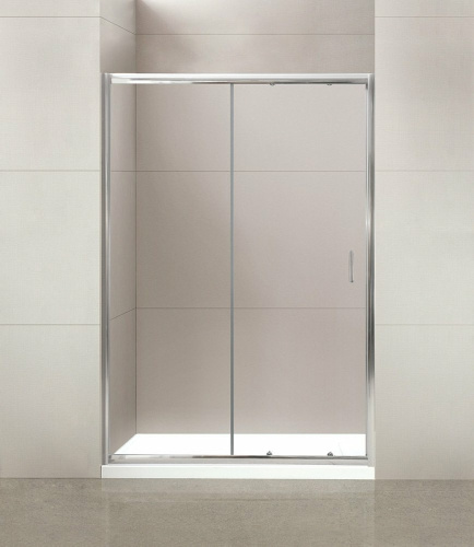 картинка Душевая дверь BelBagno Uno 160 UNO-195-BF-1-160-C-Cr профиль Хром стекло прозрачное от магазина Сантехстрой