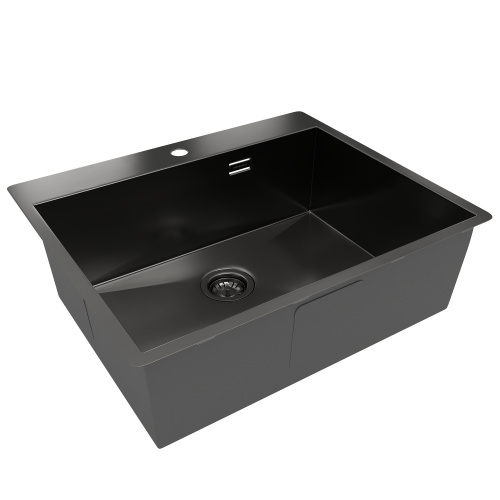 картинка Кухонная мойка Reflexion Iseo RX2260BL оружейная сталь от магазина Сантехстрой