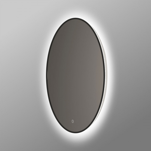 картинка Зеркало LED VLM-3DE700B 700×700 c сенсорным выключателем и диммером от магазина Сантехстрой