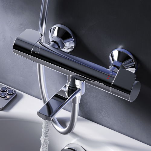 фото f85a50000 x-joy, смеситель д/ванны/душа с тмс, хром