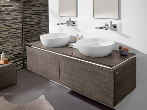 картинка Villeroy&Boch Artis Раковина круглая 430*430*h125, без отверстий под смеситель, без перелива, CeramicPlus, цвет: альпийский белый от магазина Сантехстрой