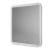 картинка Зеркало Art&Max Genova AM-Gen-800-800-DS-F-White 80х80 с подсветкой, белый матовый от магазина Сантехстрой