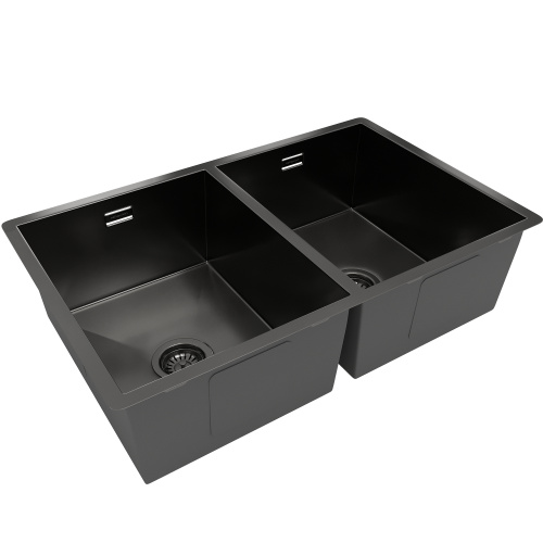 картинка Кухонная мойка Reflexion Garda RX2170BL оружейная сталь от магазина Сантехстрой