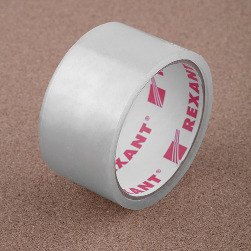 картинка Скотч упаковочный 48 мм х 50 мкм,  прозрачный,  (рулон 36 м) REXANT от магазина Сантехстрой