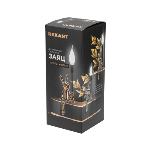 картинка Светильник декоративный МОБИ Заяц золото REXANT от магазина Сантехстрой