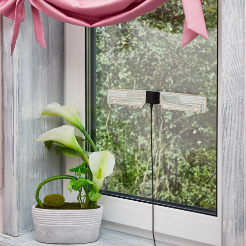 картинка Антенна комнатная «Активная» с USB питанием,  для цифрового телевидения DVB-T2, Ag-707 REXANT от магазина Сантехстрой