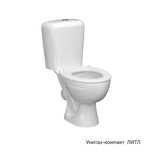 картинка Унитаз - компакт КЕРАМИН Литл Инкоэр 300х580х710 мягкое сиденье, белый (CS00077200) от магазина Сантехстрой
