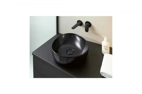 картинка Раковина накладная Villeroy & Boch Antao 400x395x145 мм, цвет Pure Black 4A72 40 R7 00337443 от магазина Сантехстрой