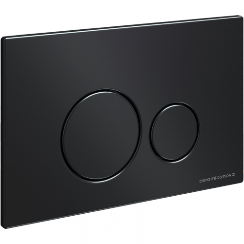 картинка Комплект унитаза с инсталляцией Ceramica Nova Metropol CN4002_1001B_1000 с сиденьем Микролифт и Черной матовой клавишей смыва от магазина Сантехстрой