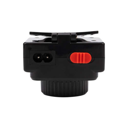 картинка Фонарь налобный,  двухрежимный,  поворотный,  с евровилкой,  зарядка от сети 220В REXANT от магазина Сантехстрой