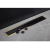 картинка Душевой лоток Pestan Confluo Premium Line 850 Black Glass Gold 13100118 с решеткой Черный глянцевый Золото глянцевое от магазина Сантехстрой
