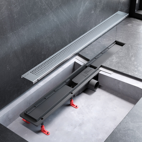 картинка W02SC-P11-080-01SB PrimeFlow Трап для душа линейный универс затвор Cut Gradient 80см цвет сталь мат от магазина Сантехстрой