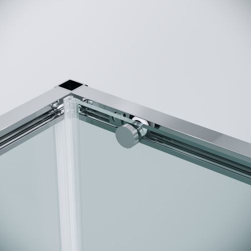 картинка Душевое ограждение Grossman Galaxy 100.K33.01.100.10.00-200.K33.01.90.10.00 (100х90х195) раздвижная,хром,стекло прозрачное,2 места от магазина Сантехстрой