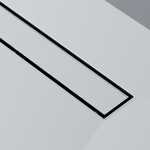 картинка W01SC-U11-060-04SB MasterFlow Трап для душа линейный универс затвор Tile 60см цвет сталь мат от магазина Сантехстрой