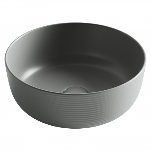 картинка Раковина-столешница Ceramica Nova цвет Антрацит Круглая CN6073MH от магазина Сантехстрой